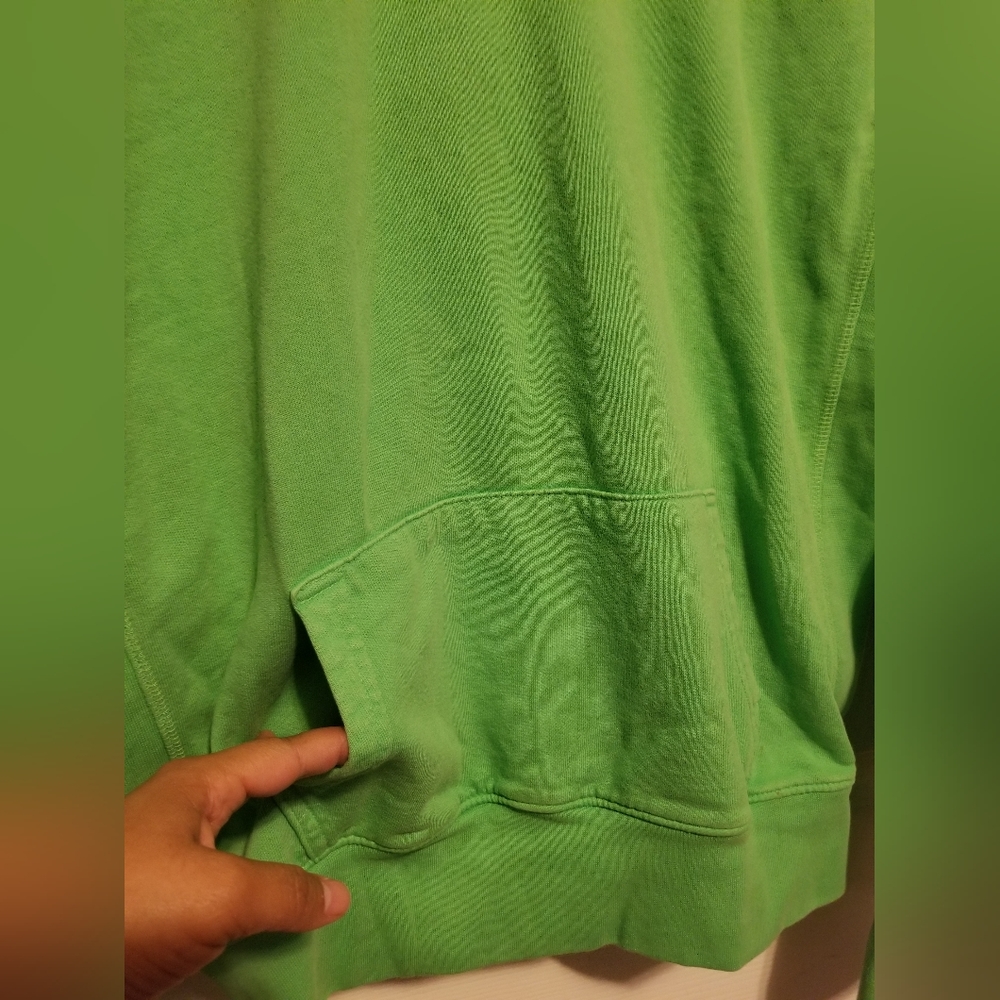 Talentless Unisex Oversized Hoodie-Higjlighter Size XS Color Green - Picture 9 of 11